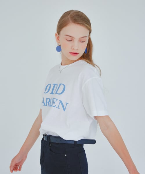 Oddgarden Lettering T-shirt_White (Blue)