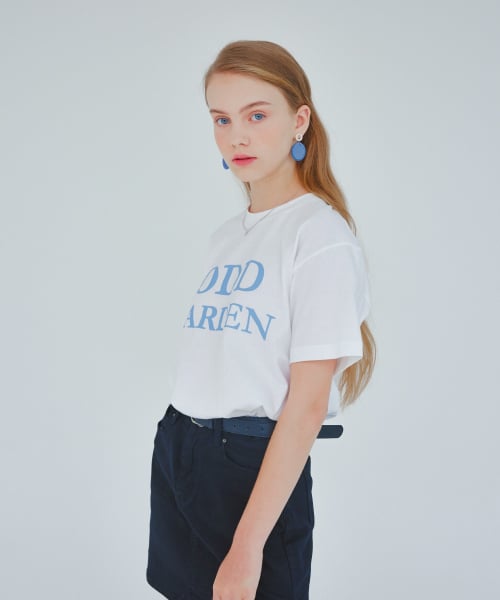 Oddgarden Lettering T-shirt_White (Blue)