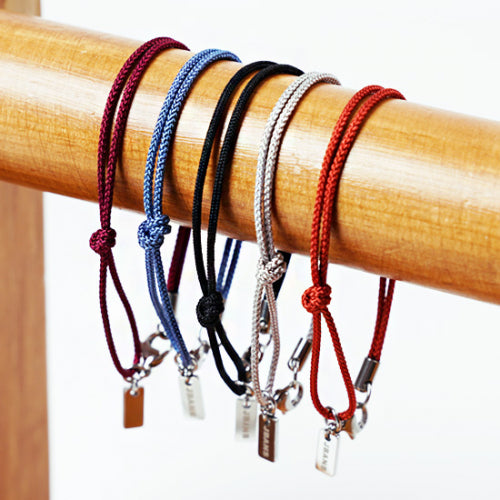 Simple Color String Couple Bracelet (C2001-AC595_PU)