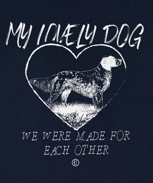 MY LOVELY DOG TEE_NAVY