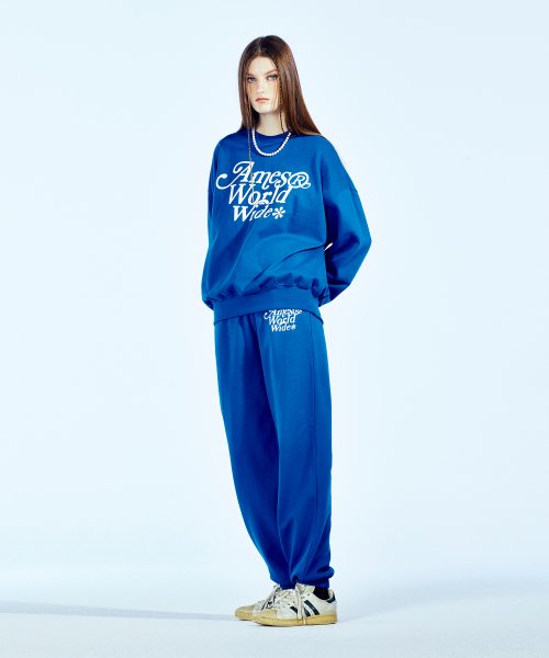 SIGNATURE LOGO SWEATSHIRT BLUE (AM2CFUM440A)
