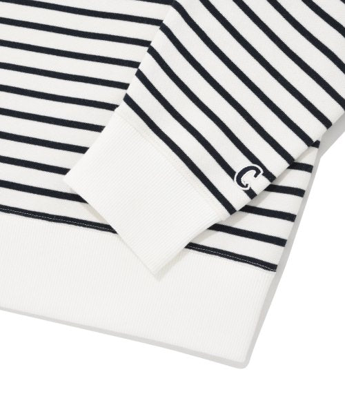 Stripe Rugby Man to Man White
