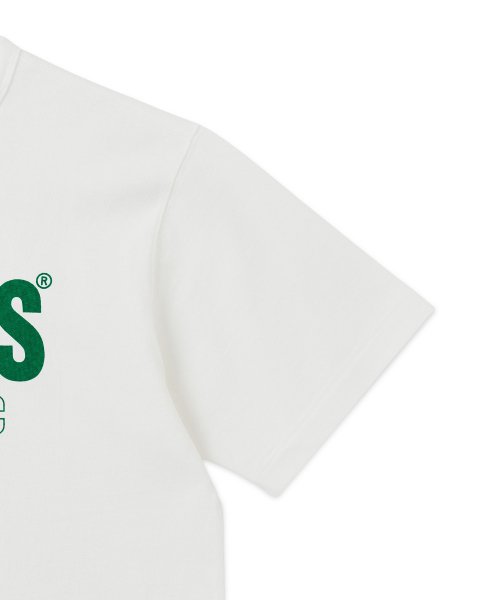 Super Heavyweight Regular Fit Letter Logo T-Shirt Off White