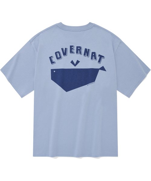 Whale Logo T-Shirt Sky Blue