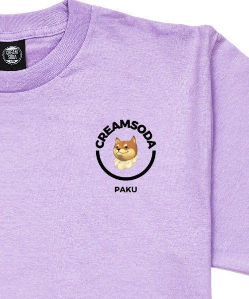 CRL PAKU CIRCLE LOGO HALF SLEEVE T-SHIRT LAVENDER