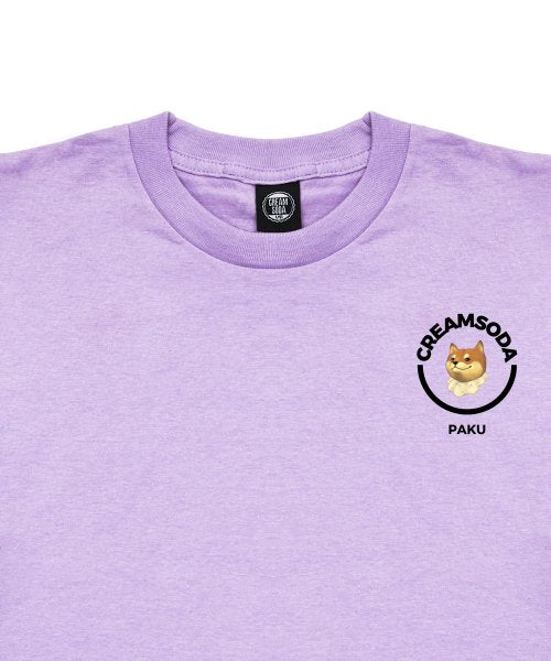 CRL PAKU CIRCLE LOGO HALF SLEEVE T-SHIRT LAVENDER