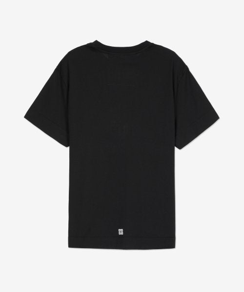 Logo Print Short Sleeve T-Shirt - Black / BW707Z3YAC001