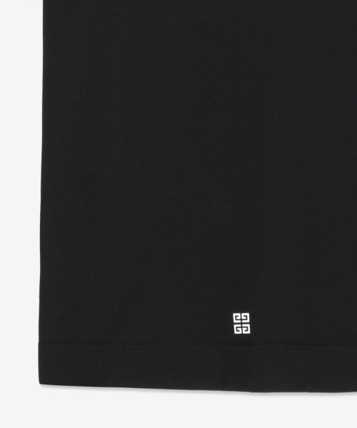 Logo Print Short Sleeve T-Shirt - Black / BW707Z3YAC001