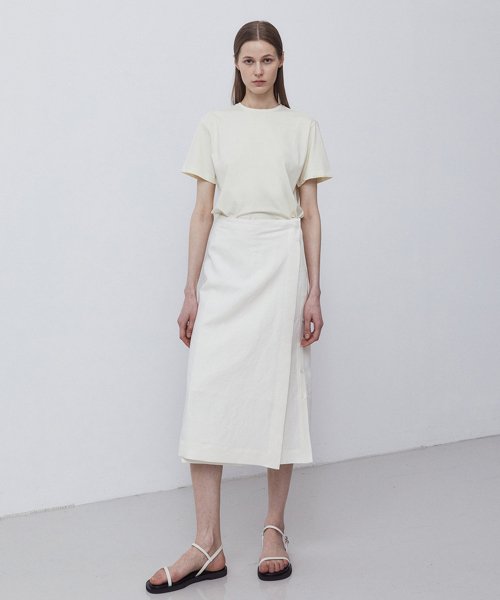 SILKET HALF T-SHIRTS-LIGHT YELLOW