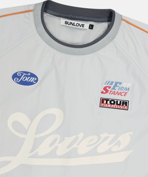 Lovers Golf Pullover Light Gray