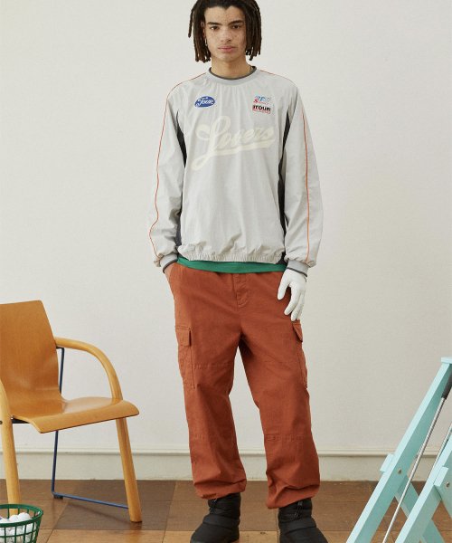 Lovers Golf Pullover Light Gray