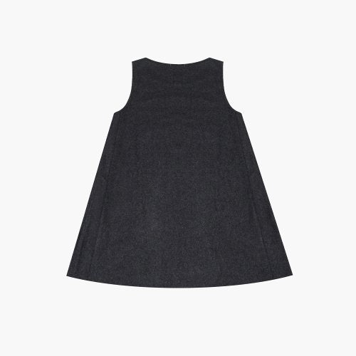 Baby Wool Mini Dress _ Grey