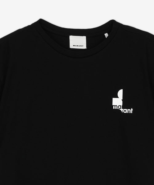 Women's Zwell Print Short Sleeve T-Shirt - Black / TS0001FAA1N88E01BK