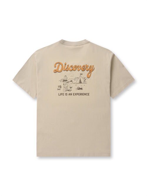 Kinjo Varsity Picnic Graphic T-Shirt (N/BEIGE)