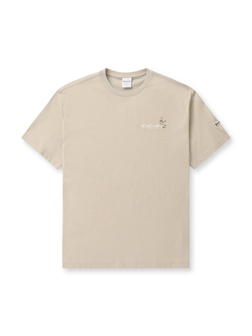 Kinjo Varsity Picnic Graphic T-Shirt (N/BEIGE)