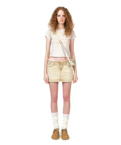 PATCH MINI BAG - BEIGE