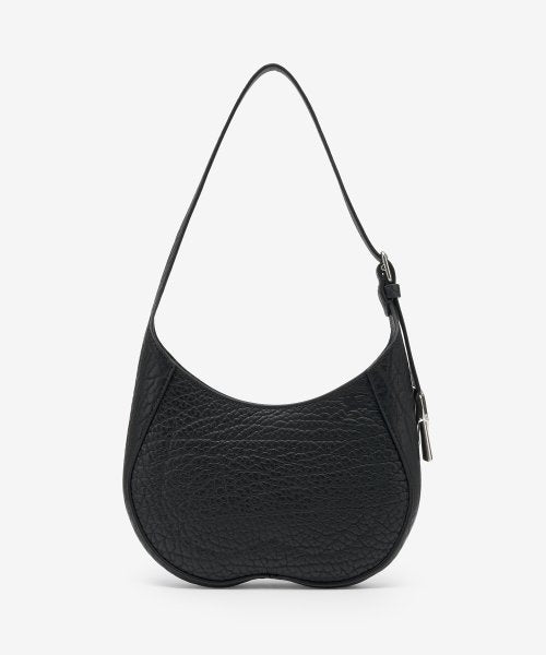 Small Chess Baguette Shoulder Bag - Black / 8080955