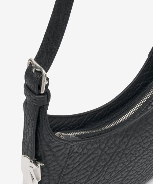 Small Chess Baguette Shoulder Bag - Black / 8080955