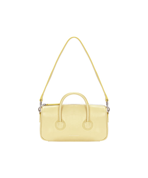 ZIPPER SMALL_soup glossy plain