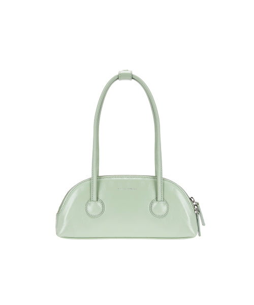 BESSETTE SHOULDER_mint glossy plain
