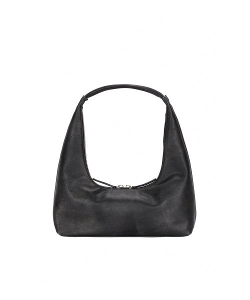 HOBO SHOULDER_washed black two-tone brushed