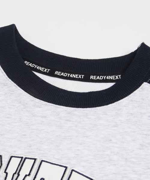 Arch Raglan Man to Man NAVY