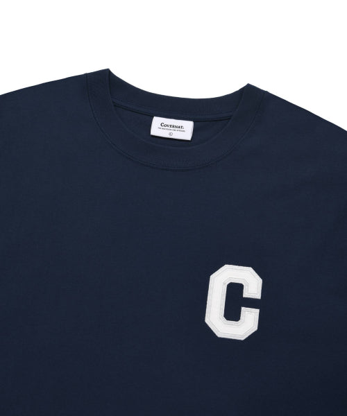 Shine C Logo T-Shirt Navy