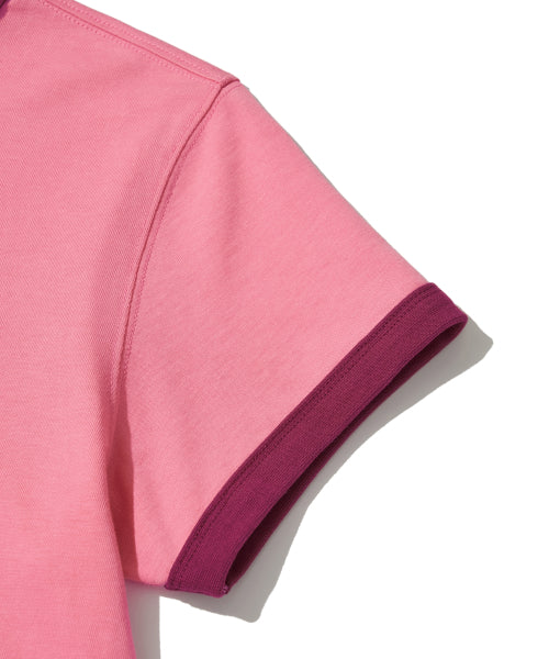 Tropical Graphic Ringer T-Shirt_Pink