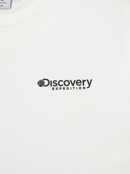 Main Crew Outdoor Beach Graphic T-Shirt (CREAM)