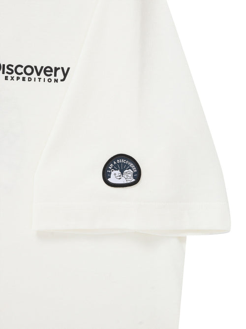 Main Crew Outdoor Beach Graphic T-Shirt (CREAM)