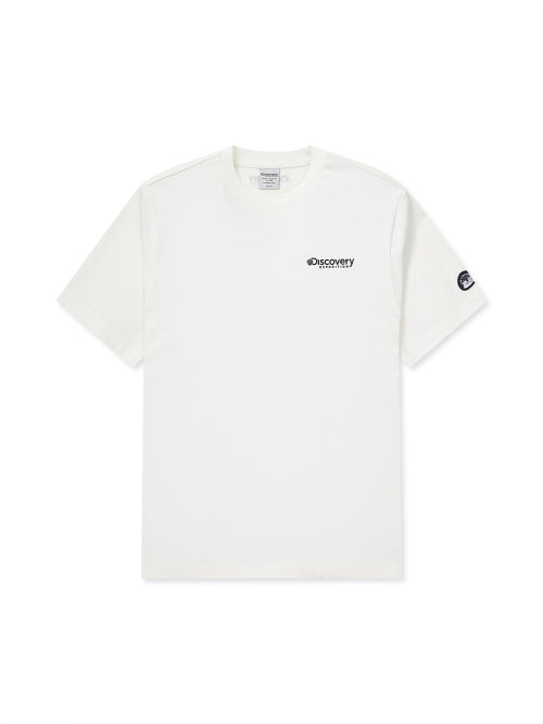 Main Crew Outdoor Beach Graphic T-Shirt (CREAM)