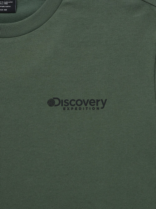 Main Crew Outdoor Camping Graphic T-Shirt (D/KHAKI)