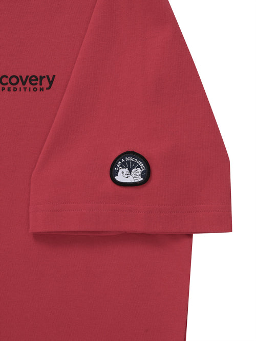 Main Crew Outdoor Forest Graphic T-Shirt (RED)
