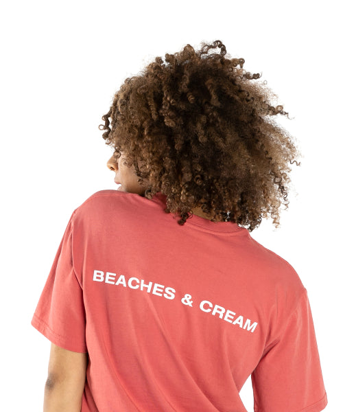 SIMPLE LOGO SHORT SLEEVES-PINK