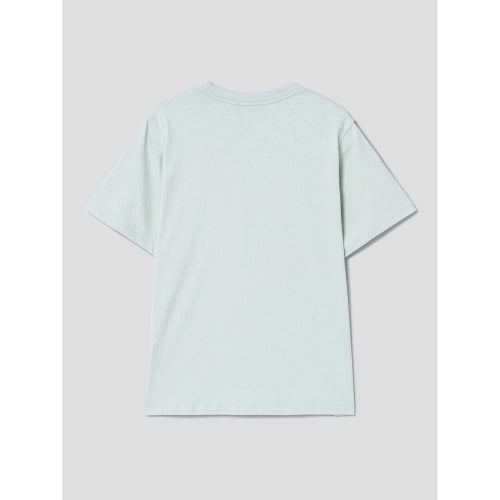 Cotton Graphic Short Sleeve T-Shirt Light Green (324342LY8L)