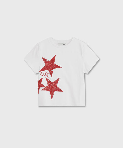 Revintage Star T-Shirt White