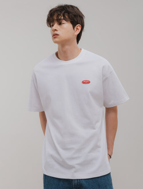Minimal logo short sleeve t-shirt BK3981_White
