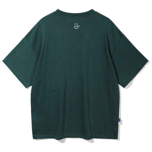 Smile Short Sleeve T-shirt BK3993_Green