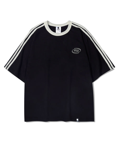 Line Overfit Track Short Sleeve T-Shirt GT-365