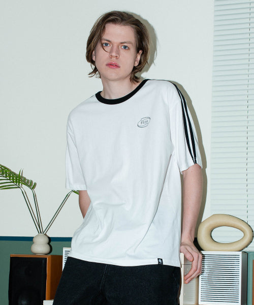 Line Overfit Track Short Sleeve T-Shirt GT-365