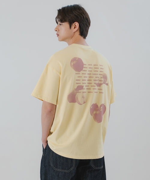 Fruit Short Sleeve T-shirt BK3978_Yellow