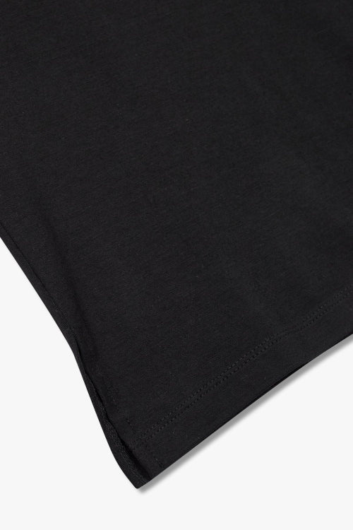 Women's Eagle Logo Rayon Lounge T-Shirt_Black_0824114508
