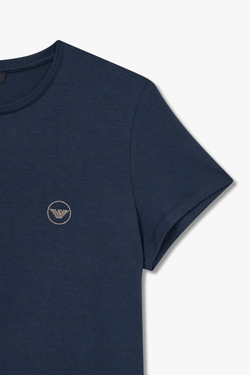 Women's Eagle Logo Rayon Lounge T-Shirt_Marine_0824114509