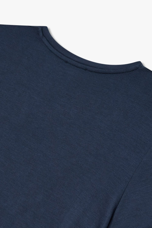 Women's Eagle Logo Rayon Lounge T-Shirt_Marine_0824114509