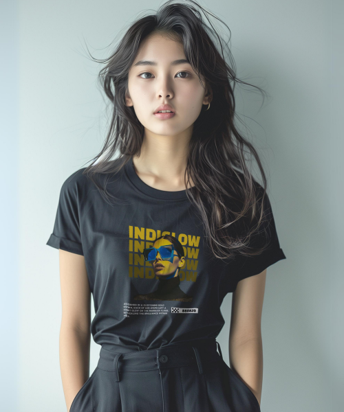 Fashion graphic art printing short sleeve cotton unisex t-shirt