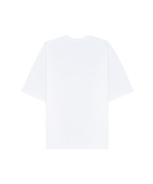 Line drawing t-shirt white