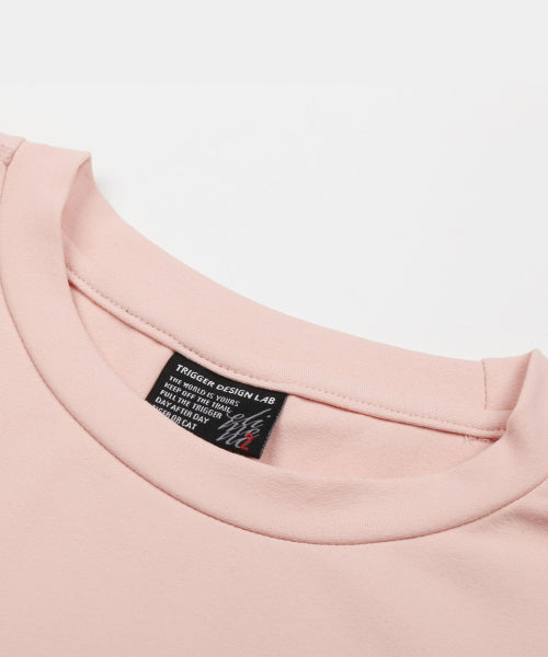 DW Stinkle Crop Short Sleeve T-Shirt Pink