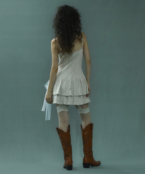 Side Tie Dress Oatmeal