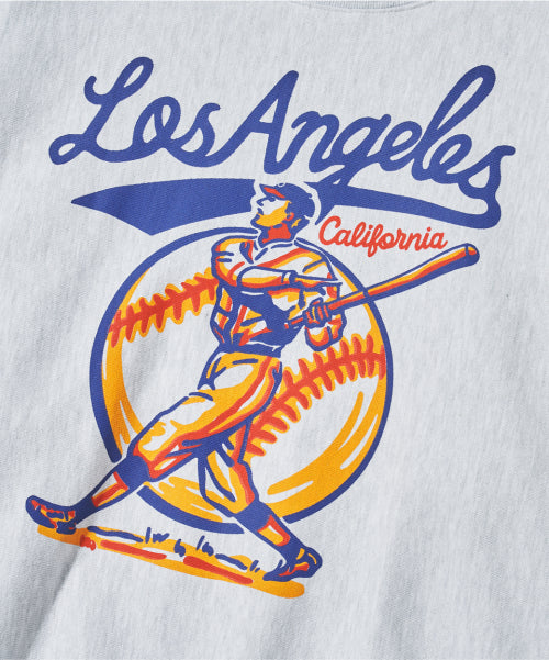 V.S.C SWEAT(LOS ANGELES)_1%MELANGE GRAY