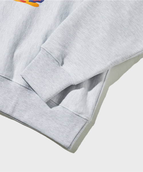 V.S.C SWEAT(LOS ANGELES)_1%MELANGE GRAY